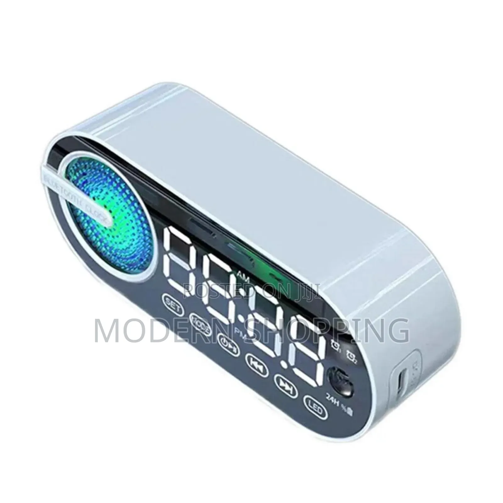 Alarm Clock With Wireless Bluetooth Speaker