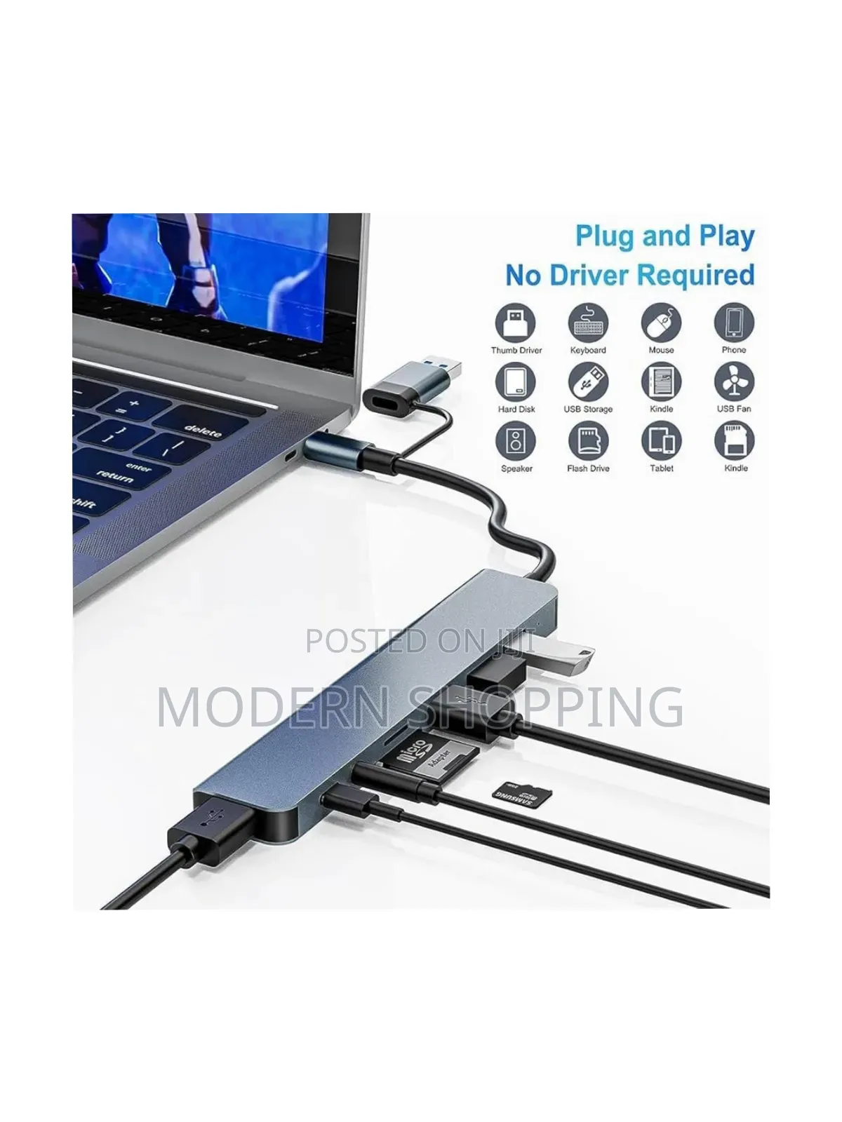 8in1 USB HUB Adapter