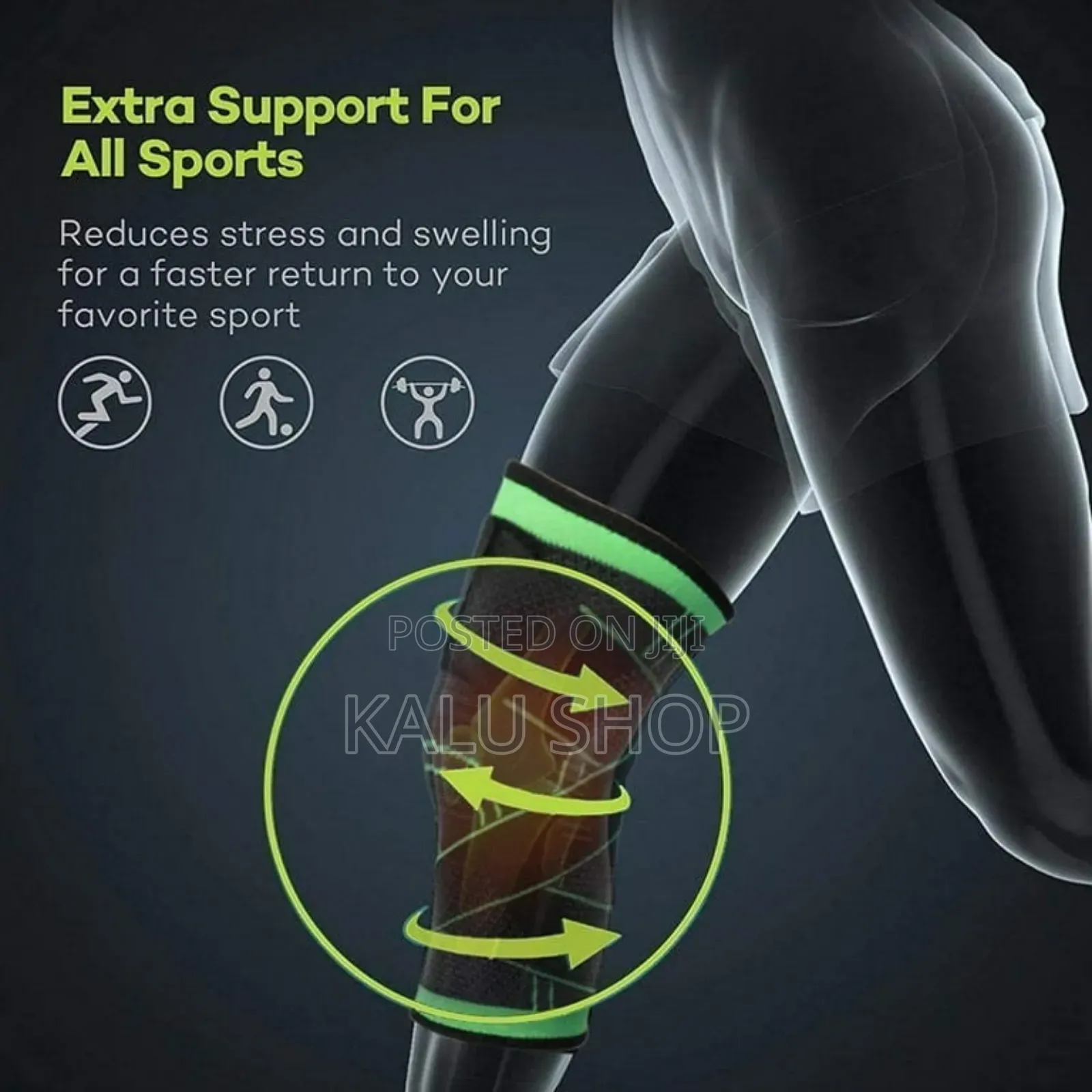 Unisex Weaving Knee Brace Breathable Sleeve Support