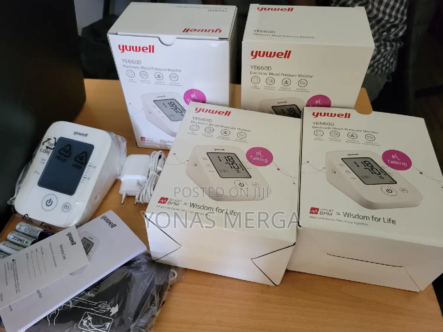 Electronic Bp Monitoring哦blood Pressure Monitor帶bpማሽን