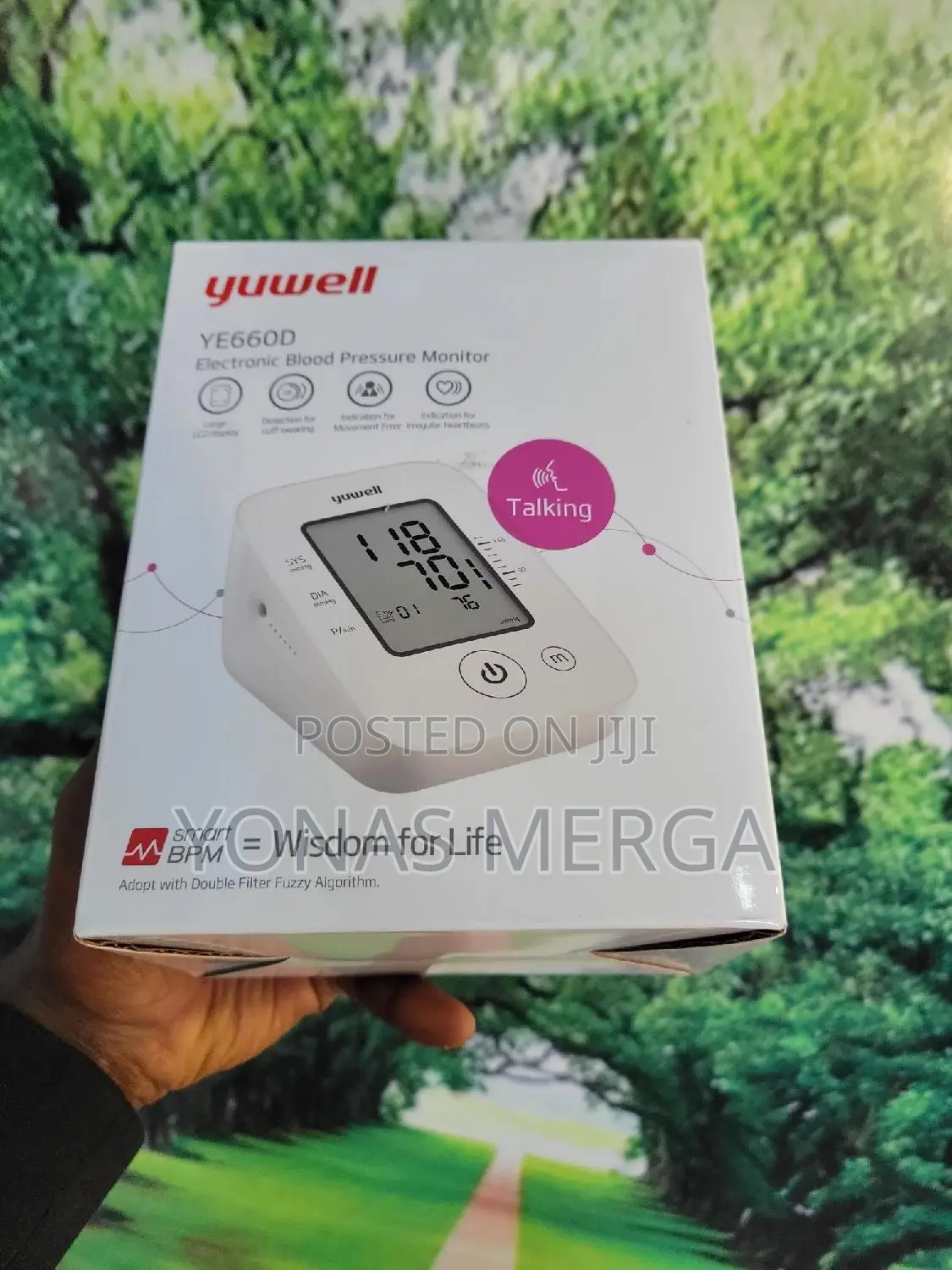 Yuwell YE660D Digital Arm Blood Pressure Machine乘bp Monitor