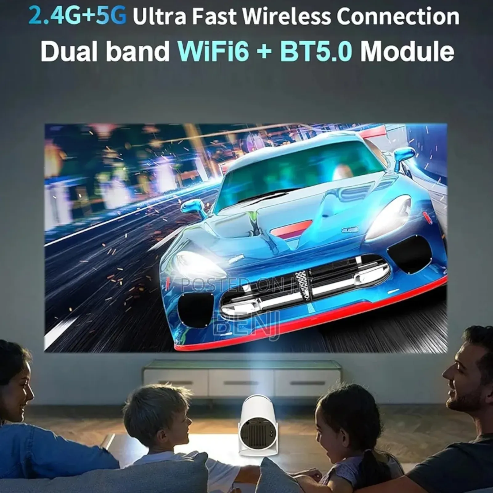 Mini Ultra Hd Smart Projector | | Wi-Fi | 50000 Lamp Life