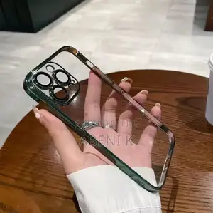 (Pre Order)Luxury Clear Transparent Silicone Case for iPhone X - 15