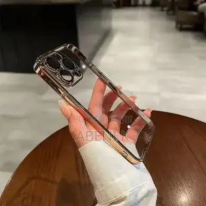 (Pre Order)Luxury Clear Transparent Silicone Case for iPhone X - 15