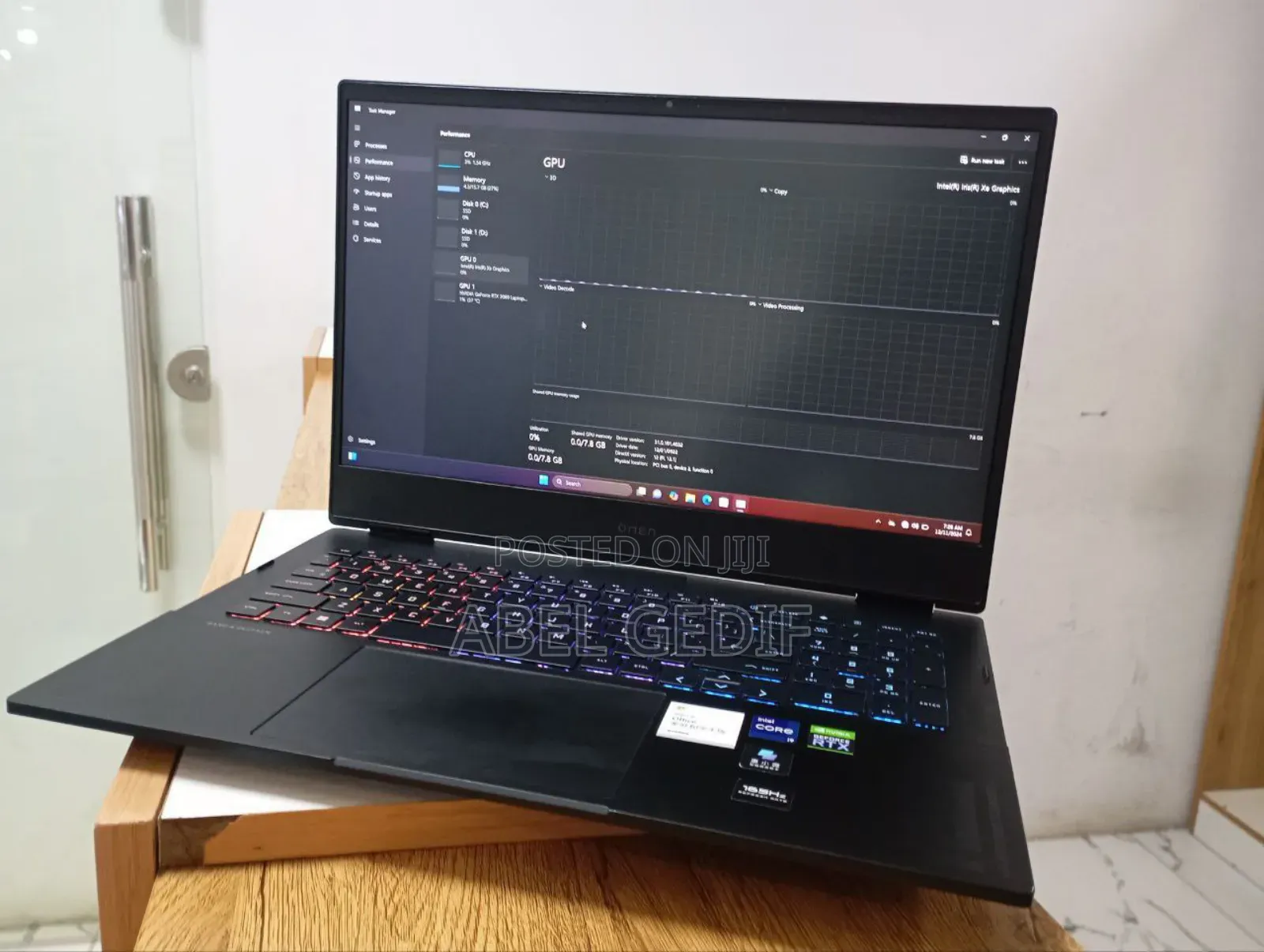 New Laptop HP Omen 16 16GB Intel Core I9 SSD 512GB