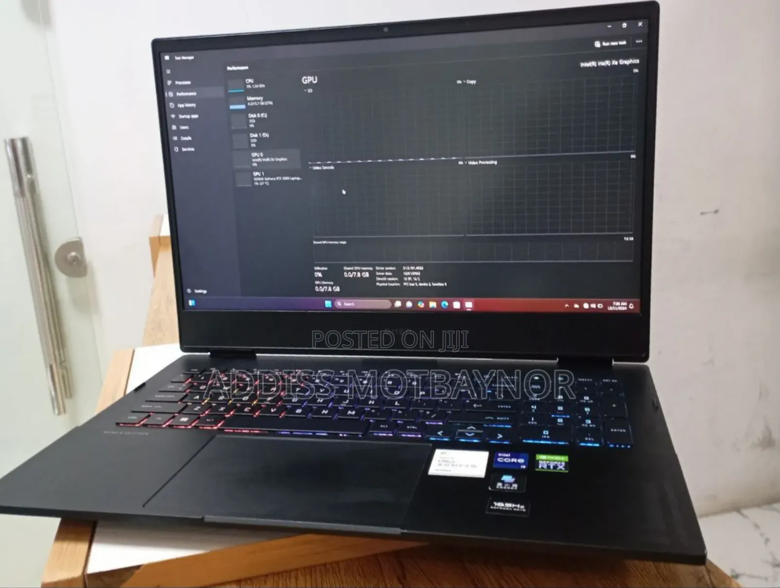 New Laptop HP Omen 16 16GB Intel Core I9 SSD 1T