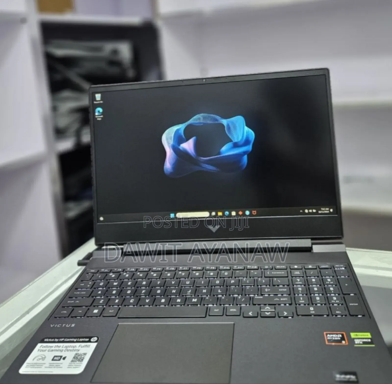 New Laptop HP Victus 15 8GB AMD Ryzen 5 SSD 512GB