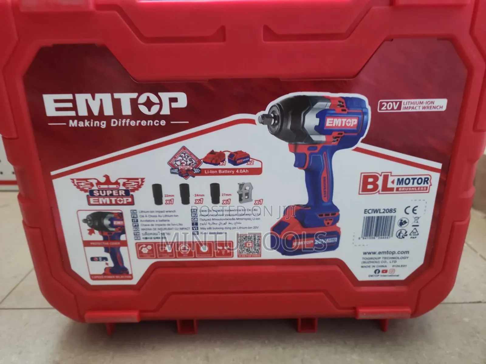 Emtop Wrench 20v 850nm
