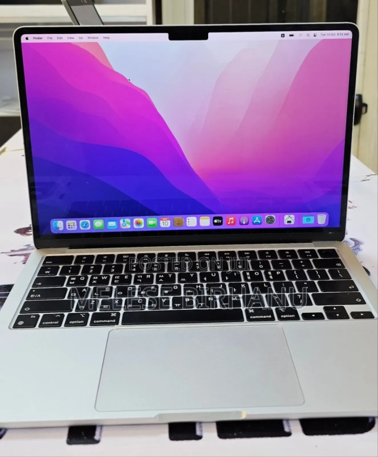 New Laptop Apple MacBook Air 2022 M2 8GB Apple M2 SSD 256GB
