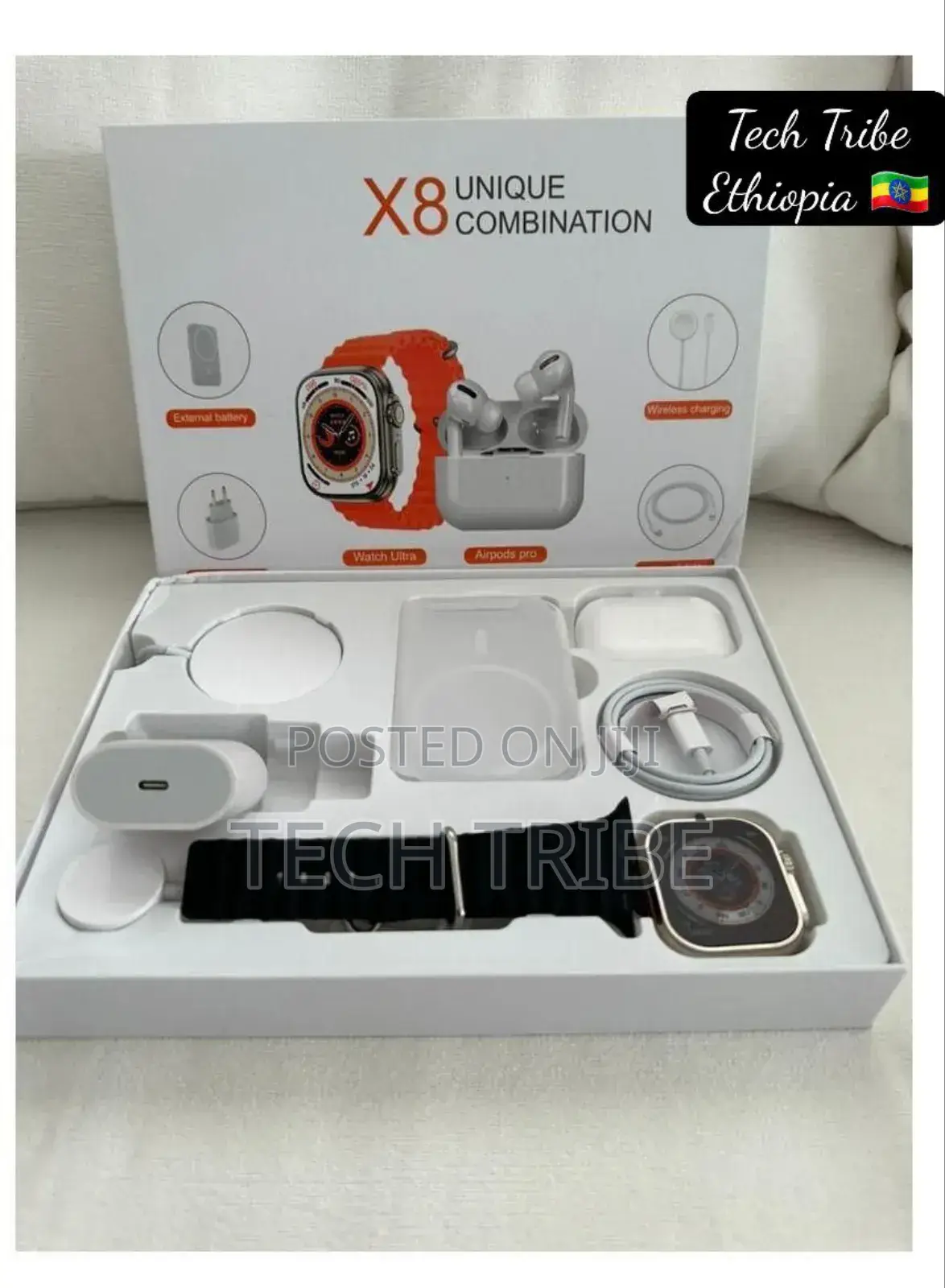X8 Smart Watch 8 in 1 Unique Combination With Free Delivery
