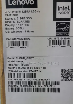 New Laptop Lenovo IdeaPad 300 8GB Intel Core I5 SSD 512GB