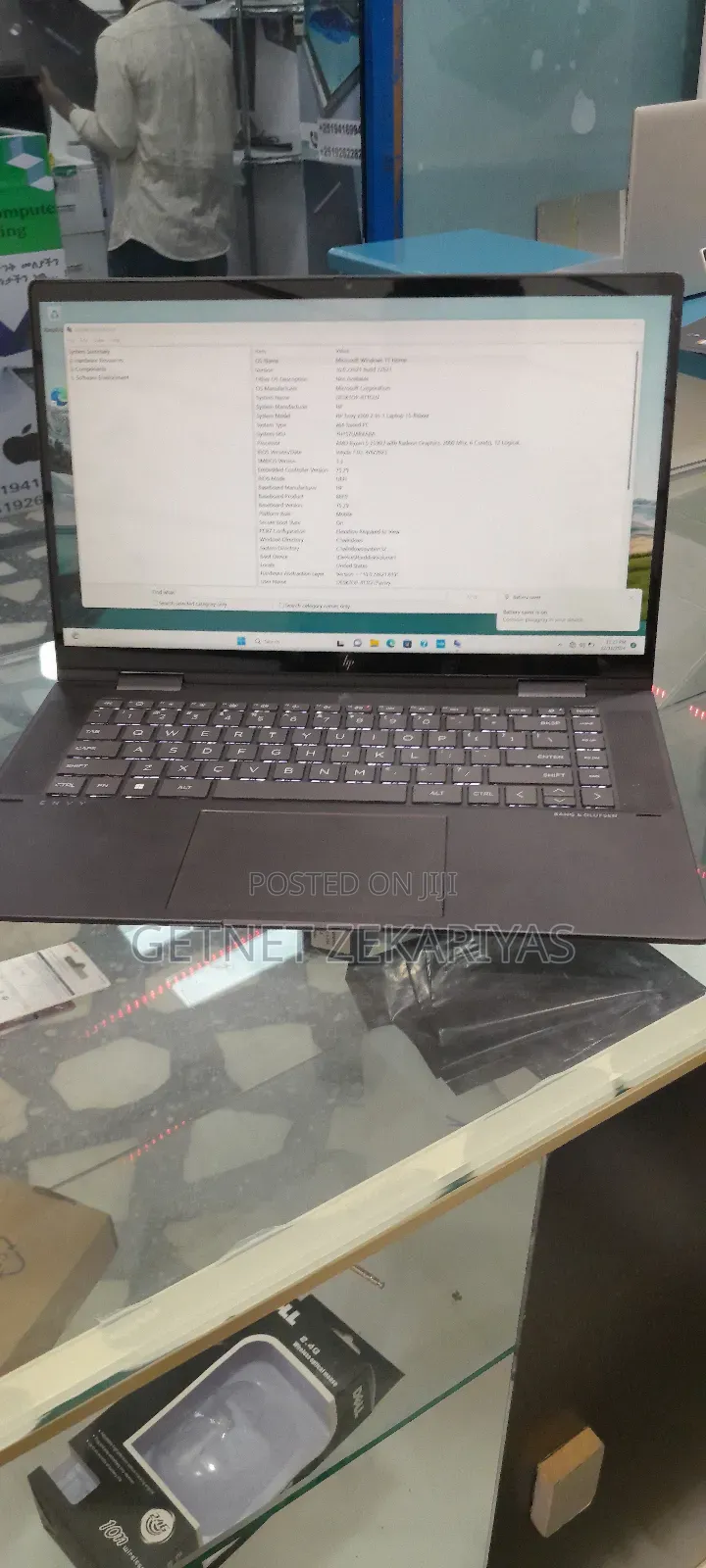 New Laptop HP Envy 15 8GB AMD Ryzen 5 SSD 256GB