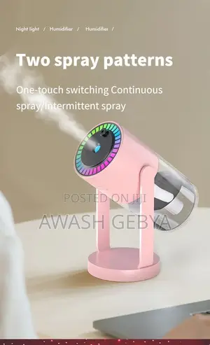 Photo - Humidifier Starlight + Nightlight Rotating