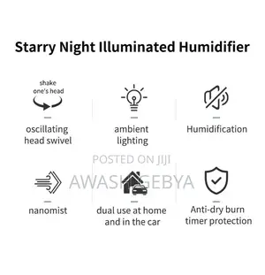 Humidifier Starlight + Nightlight Rotating