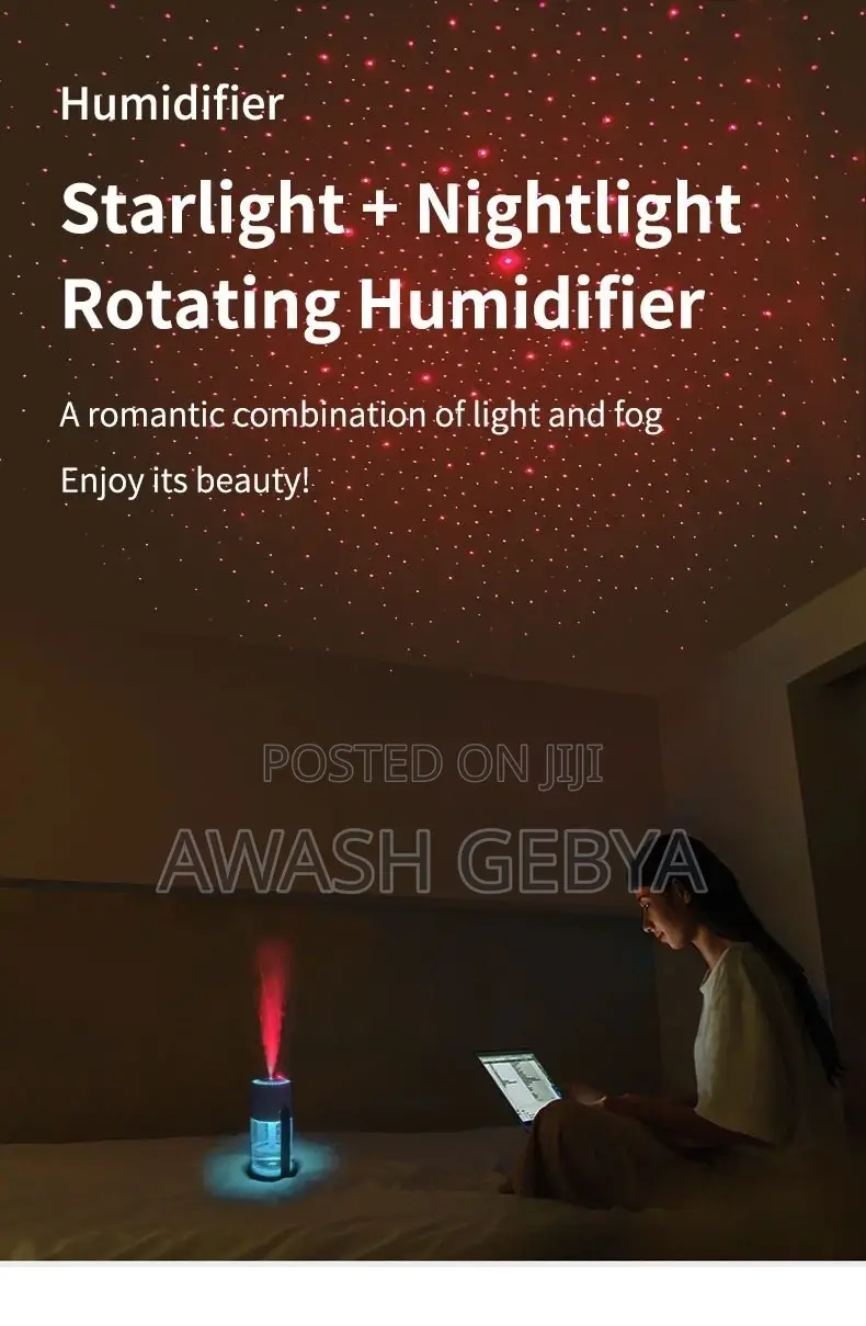 Humidifier Starlight + Nightlight Rotating