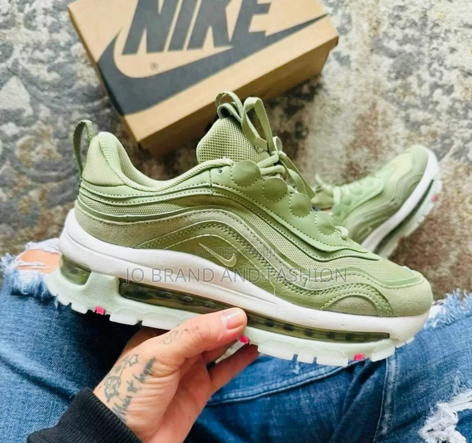 Nike Air Max 97 Futura Olive High Quality Shoes