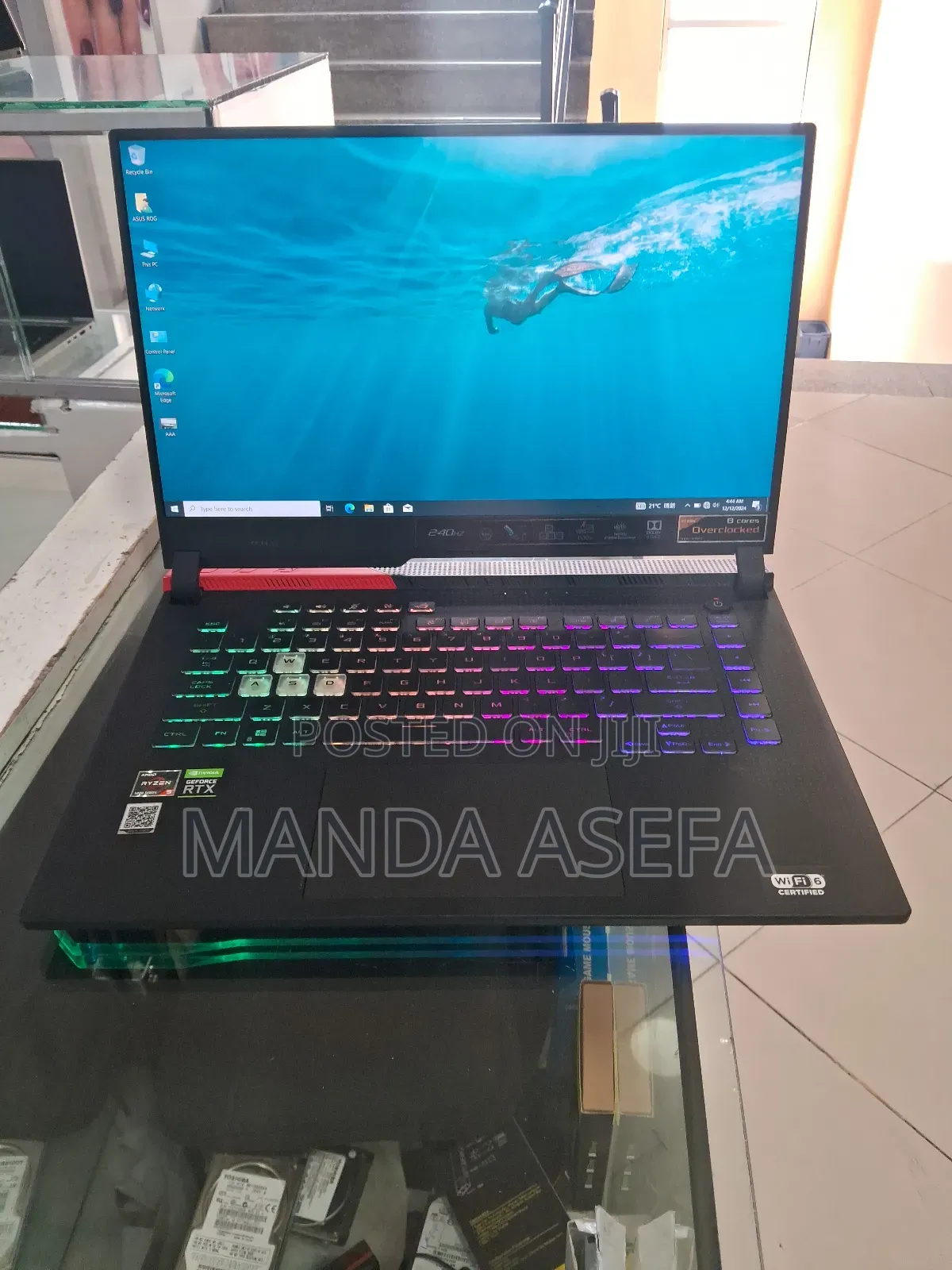 New Laptop Asus ROG Strix G15 16GB AMD Ryzen 9 SSD 512GB