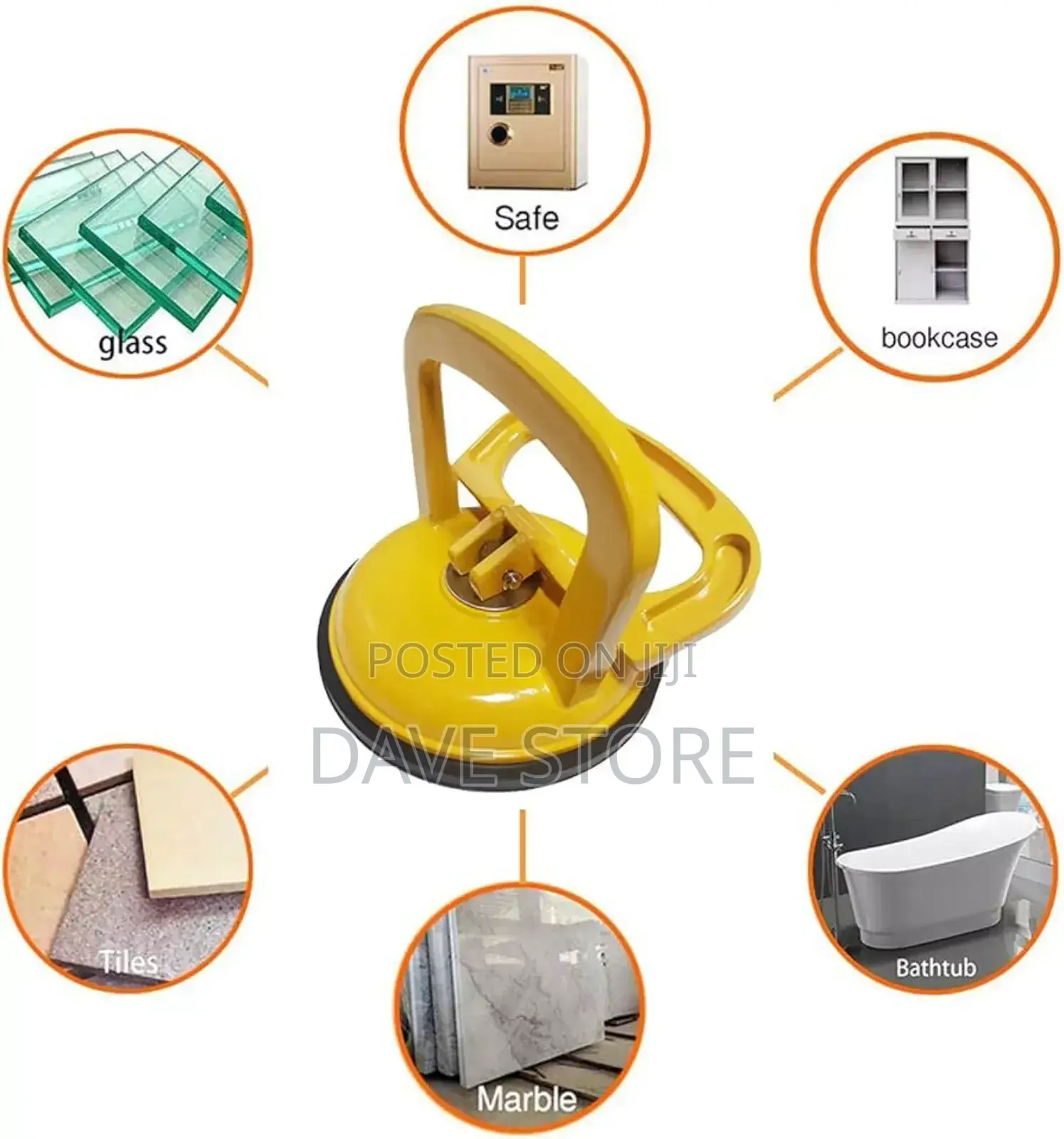 Single Claw Glass Sucker Is Easy to Use to Tighten