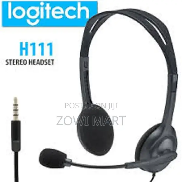 Logitech H111 Stereo Headset With 3.5 Mm Audio Jack