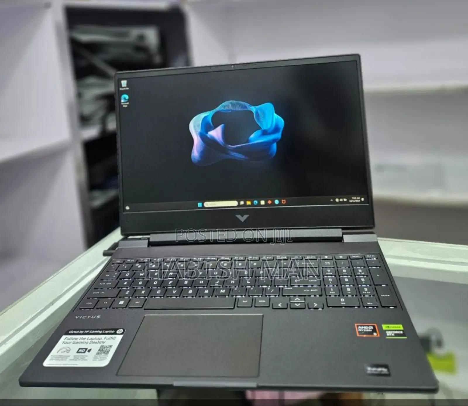 New Laptop HP Victus 15 8GB AMD Ryzen 5 SSD 512GB