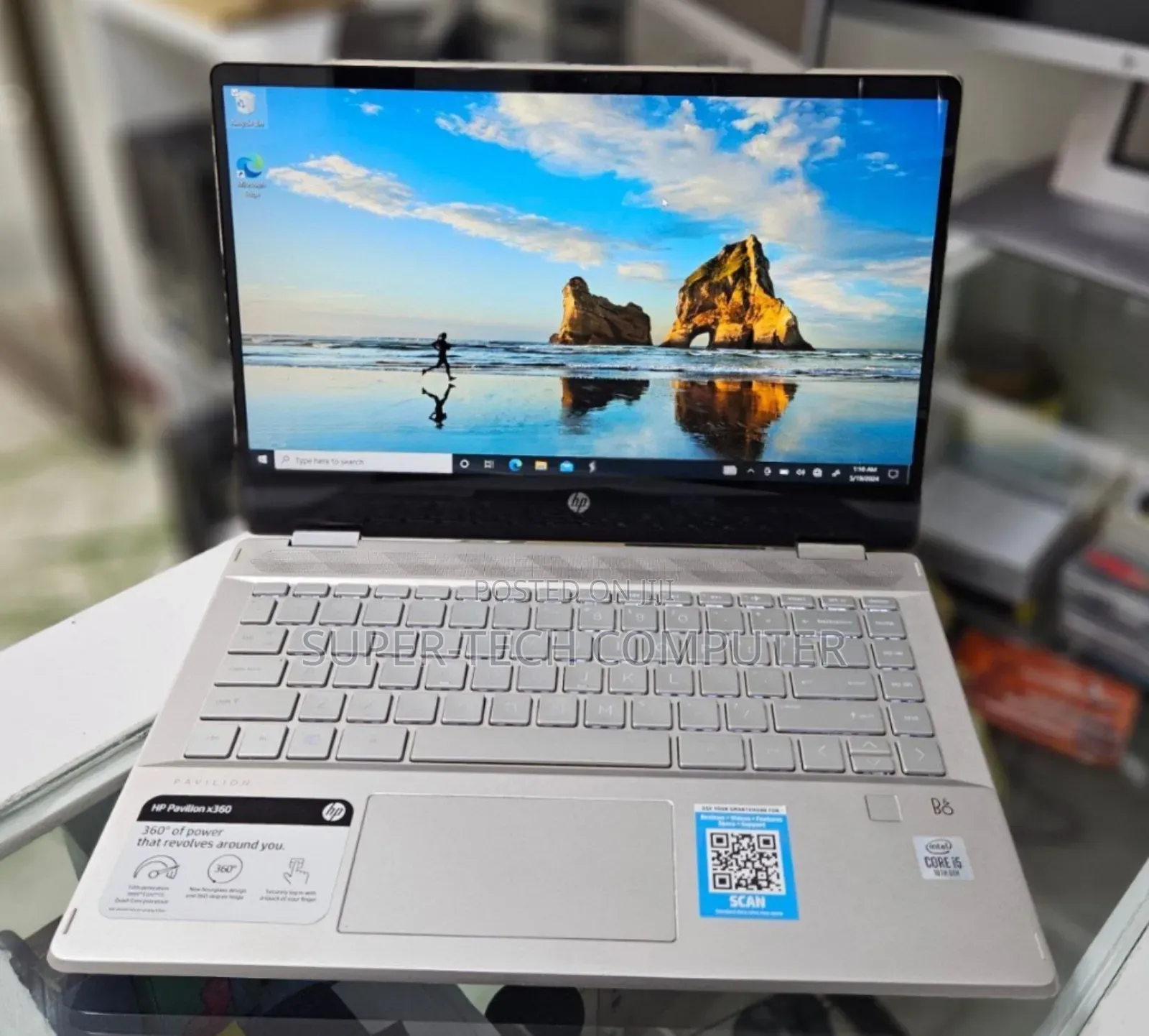 New Laptop HP Pavilion X360 8GB Intel Core I5 SSD 256GB