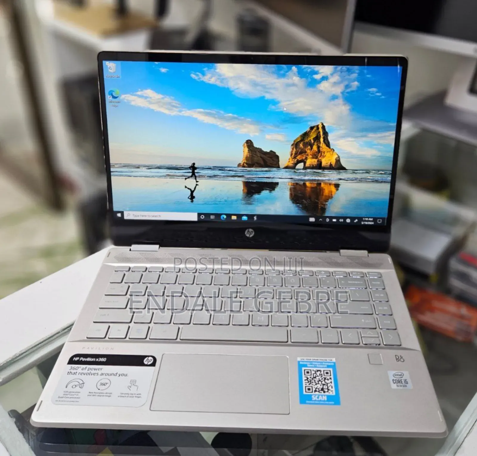 New Laptop HP Pavilion X360 8GB Intel Core I5 SSD 256GB