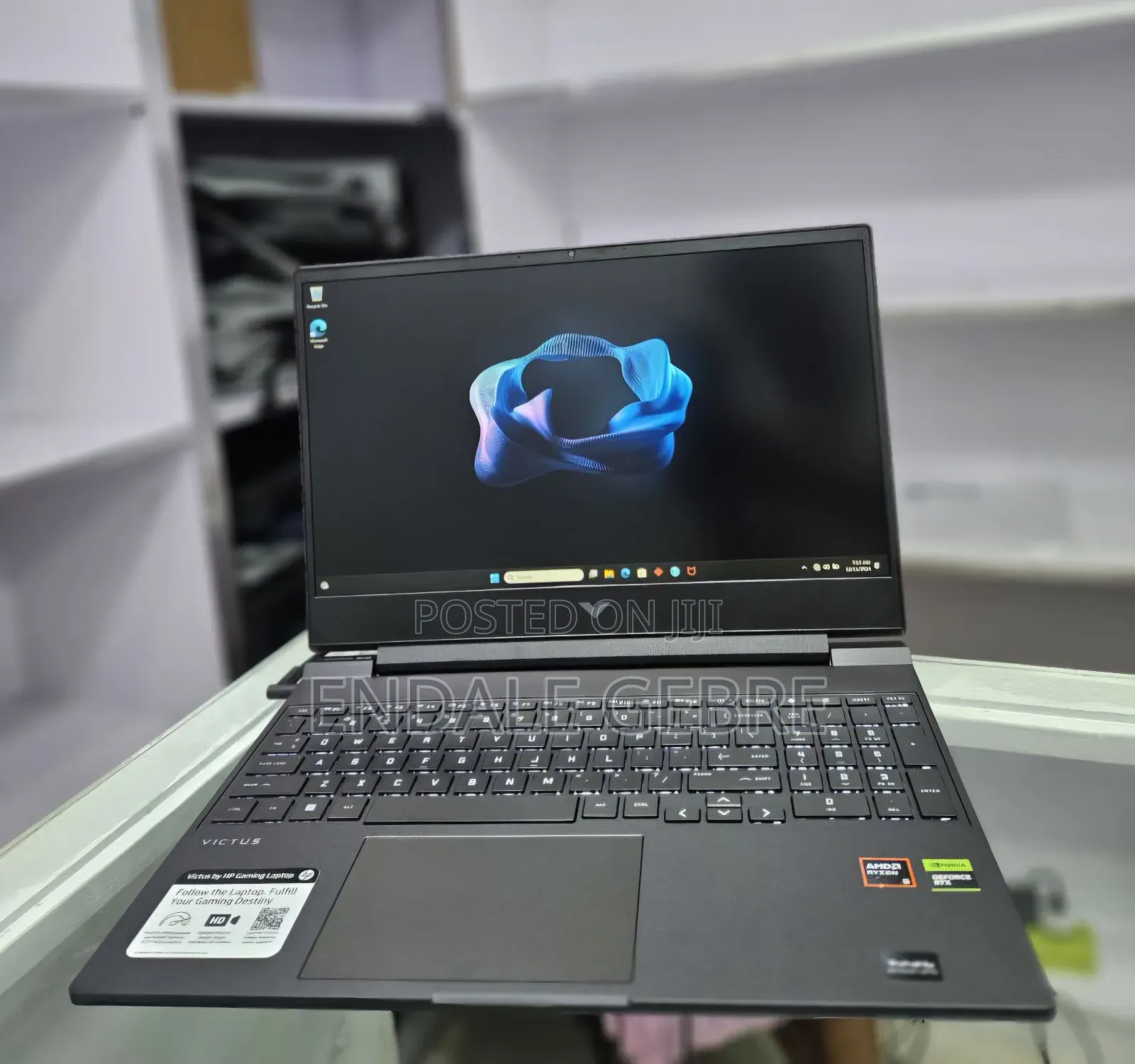 New Laptop HP Victus 15 16GB AMD Ryzen 5 SSD 512GB