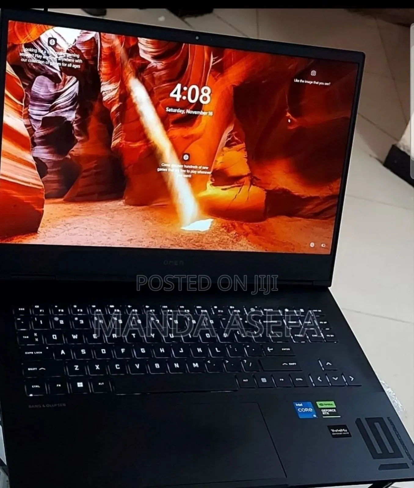 New Laptop HP Omen 16 16GB Intel Core I5 SSD 512GB