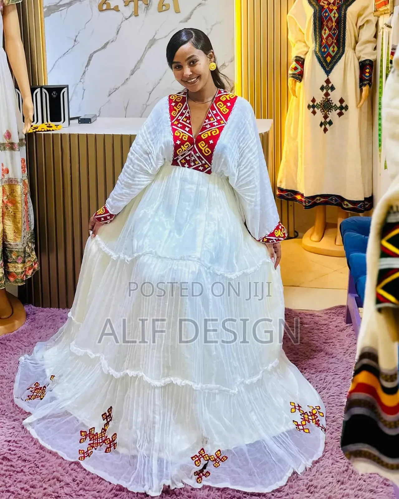 Traditional Clothes የባህል ልብስ Habesha Kemis ሀበሻ ቀሚስ