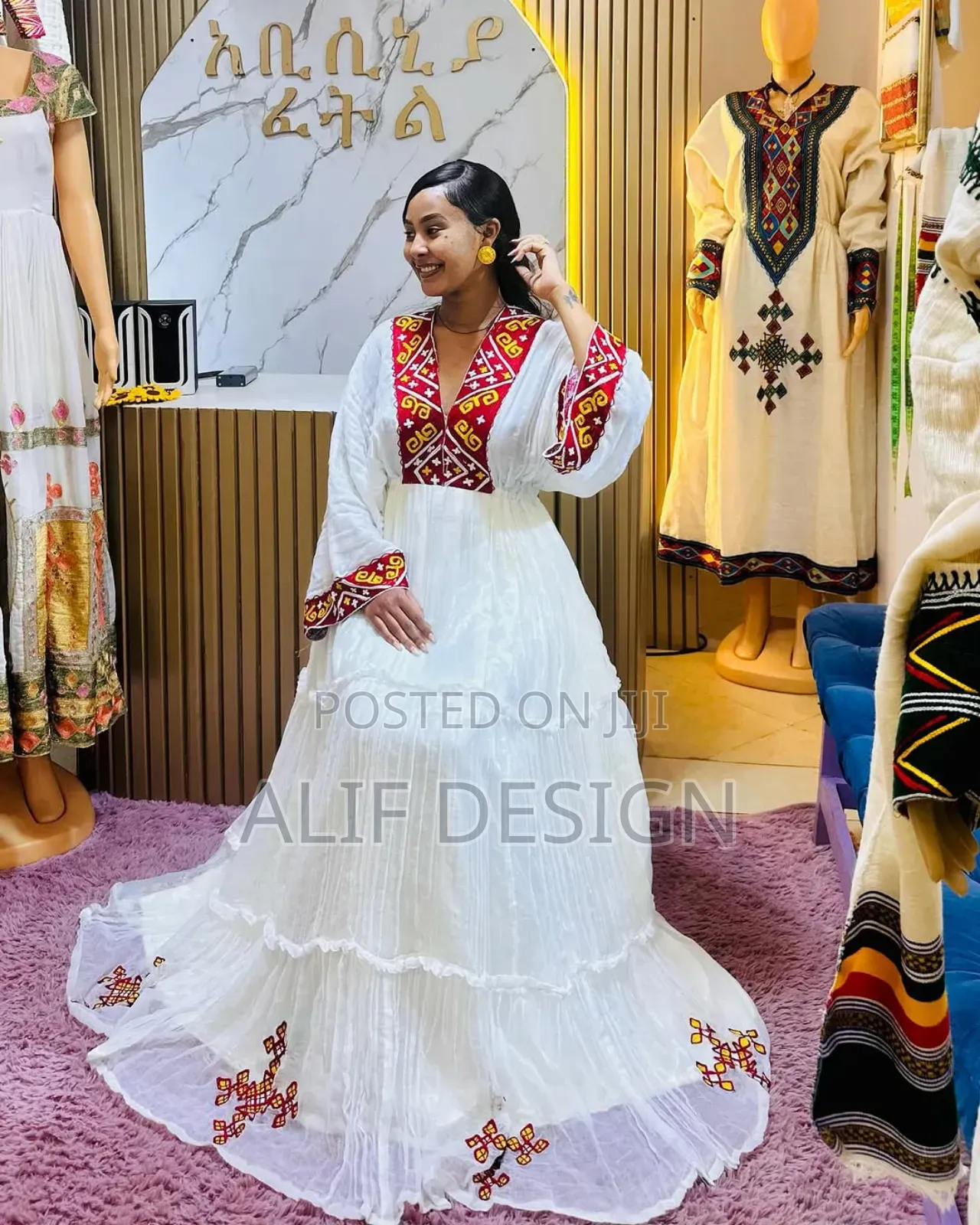 Traditional Clothes የባህል ልብስ Habesha Kemis ሀበሻ ቀሚስ