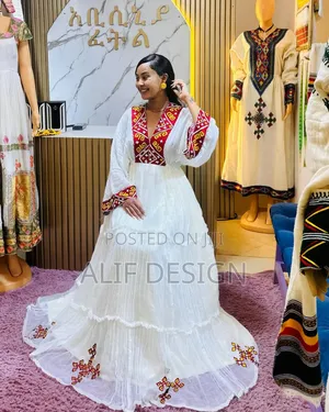 Traditional Clothes የባህል ልብስ Habesha Kemis ሀበሻ ቀሚስ