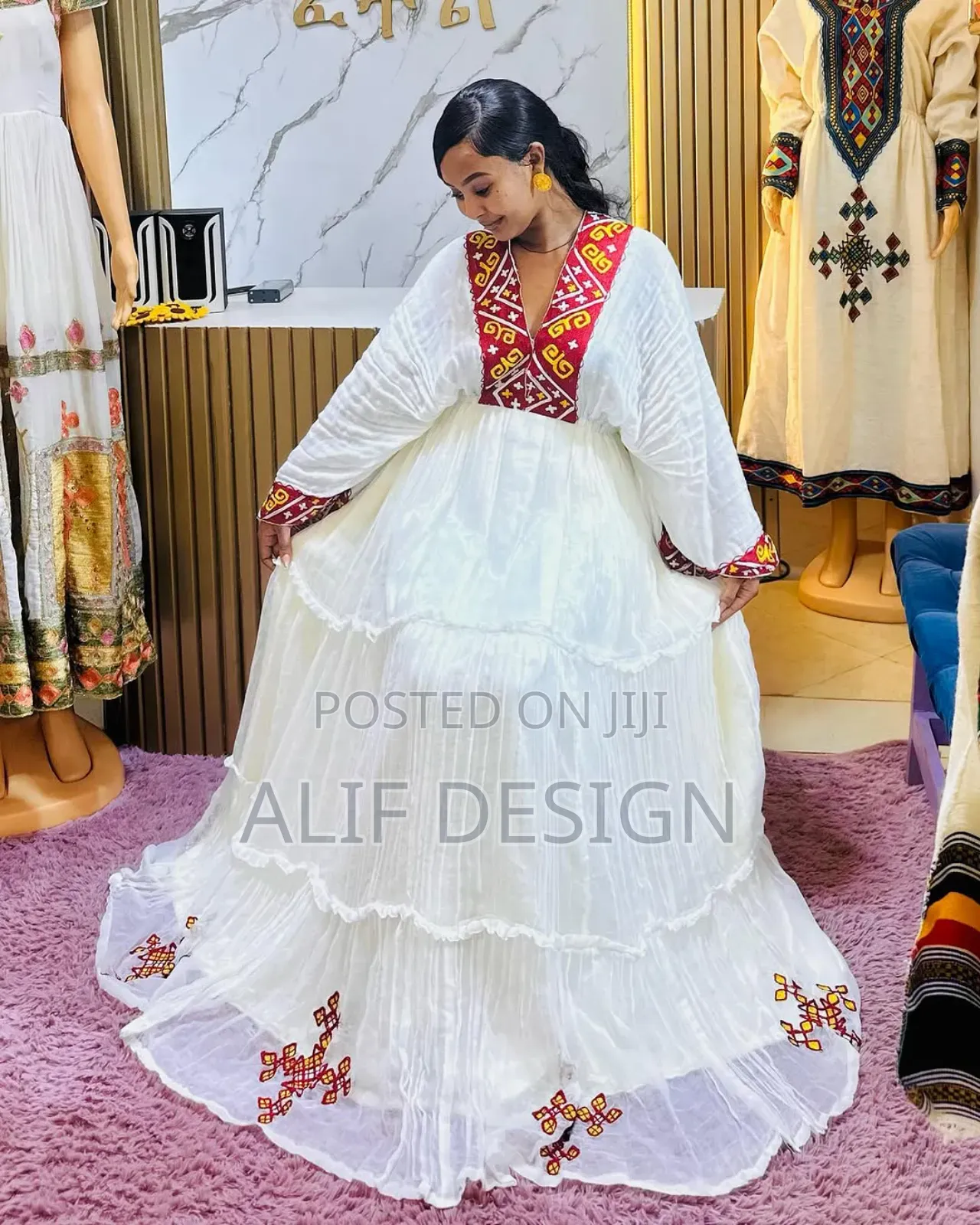 Traditional Clothes የባህል ልብስ Habesha Kemis ሀበሻ ቀሚስ