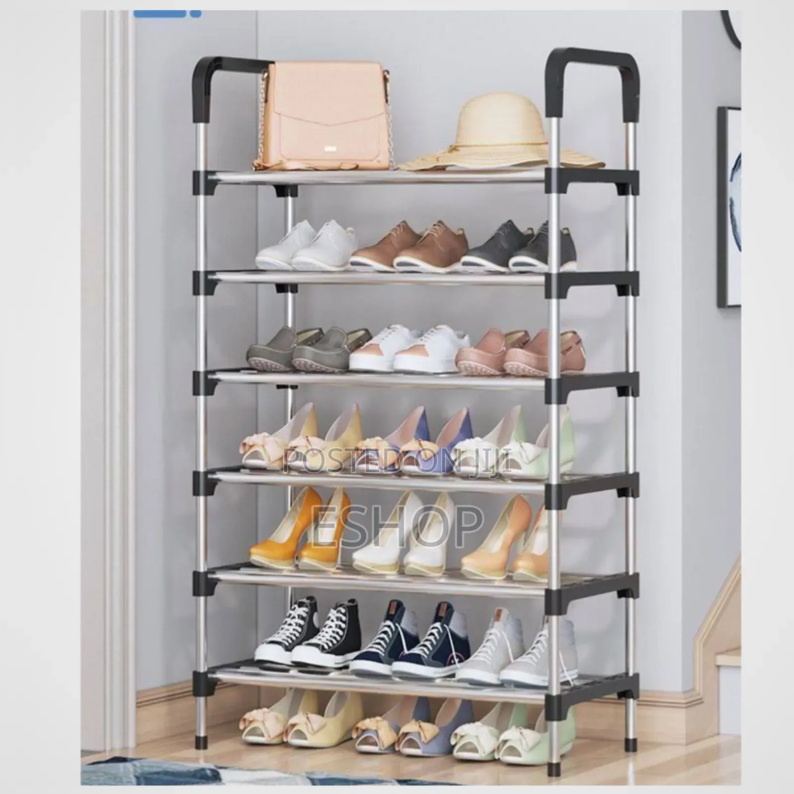 **"Ultimate Shoe Storage Solution – 18 Pairs in One Rack!"**