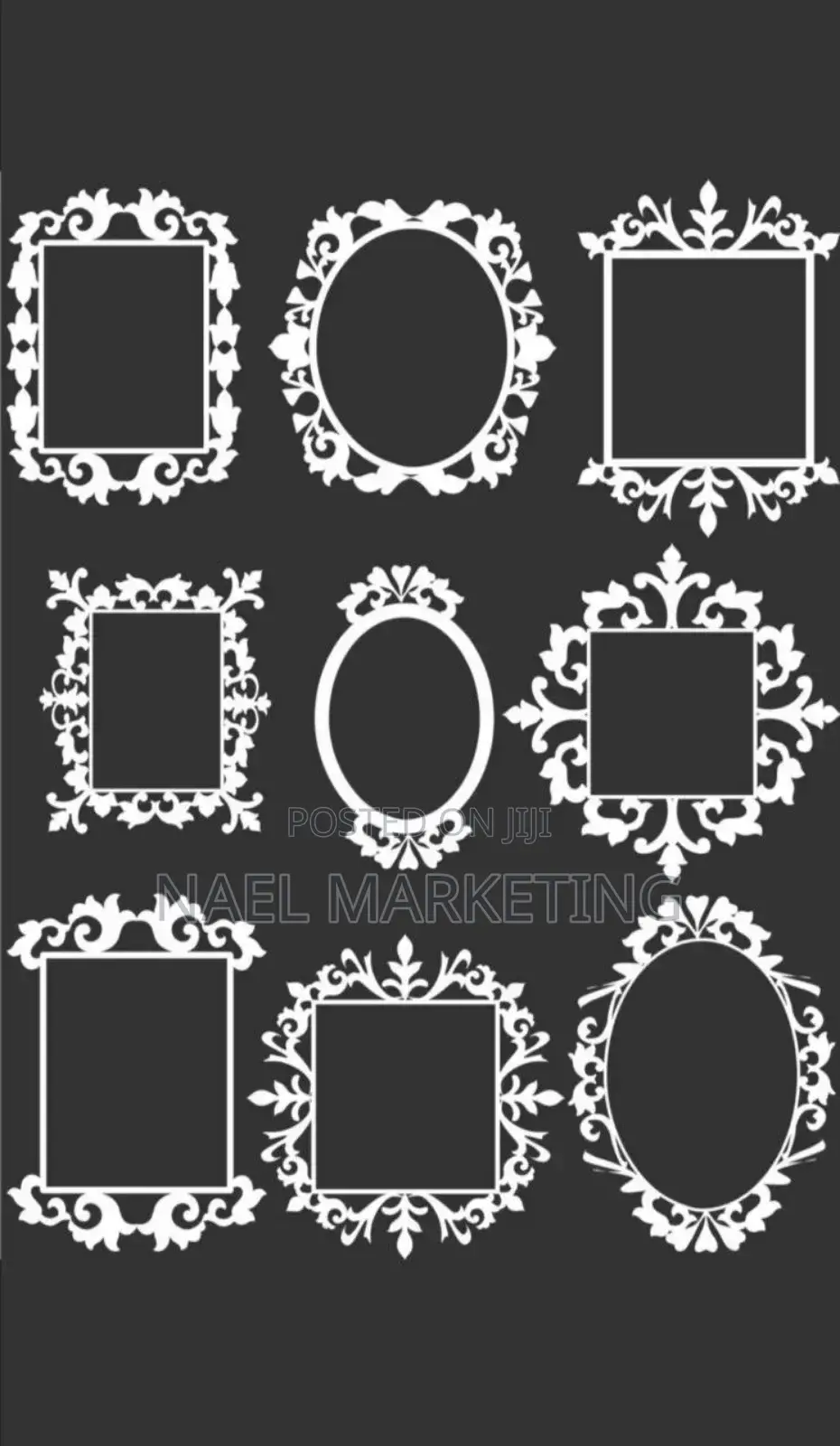 ውብ እና ዘመናዊ መስታወት