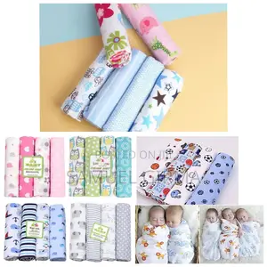 4pcs Flannel Receiving Blankets
መቀበያ መጠቅለያ