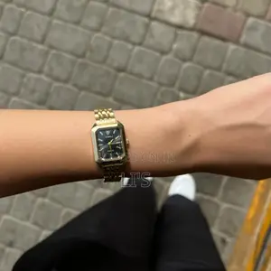 Golden Stainless Steel Watch