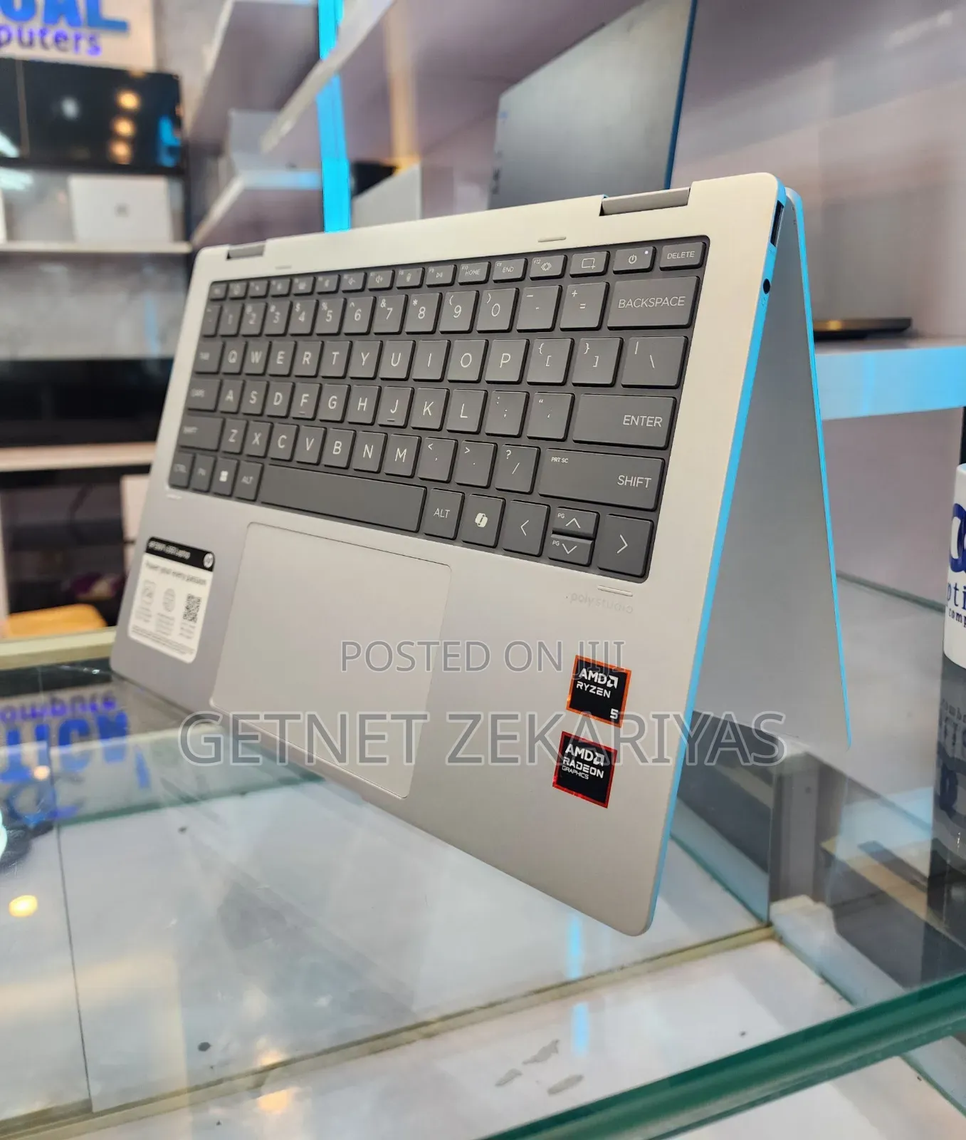 New Laptop HP Envy X360 16GB AMD Ryzen 5 SSD 512GB