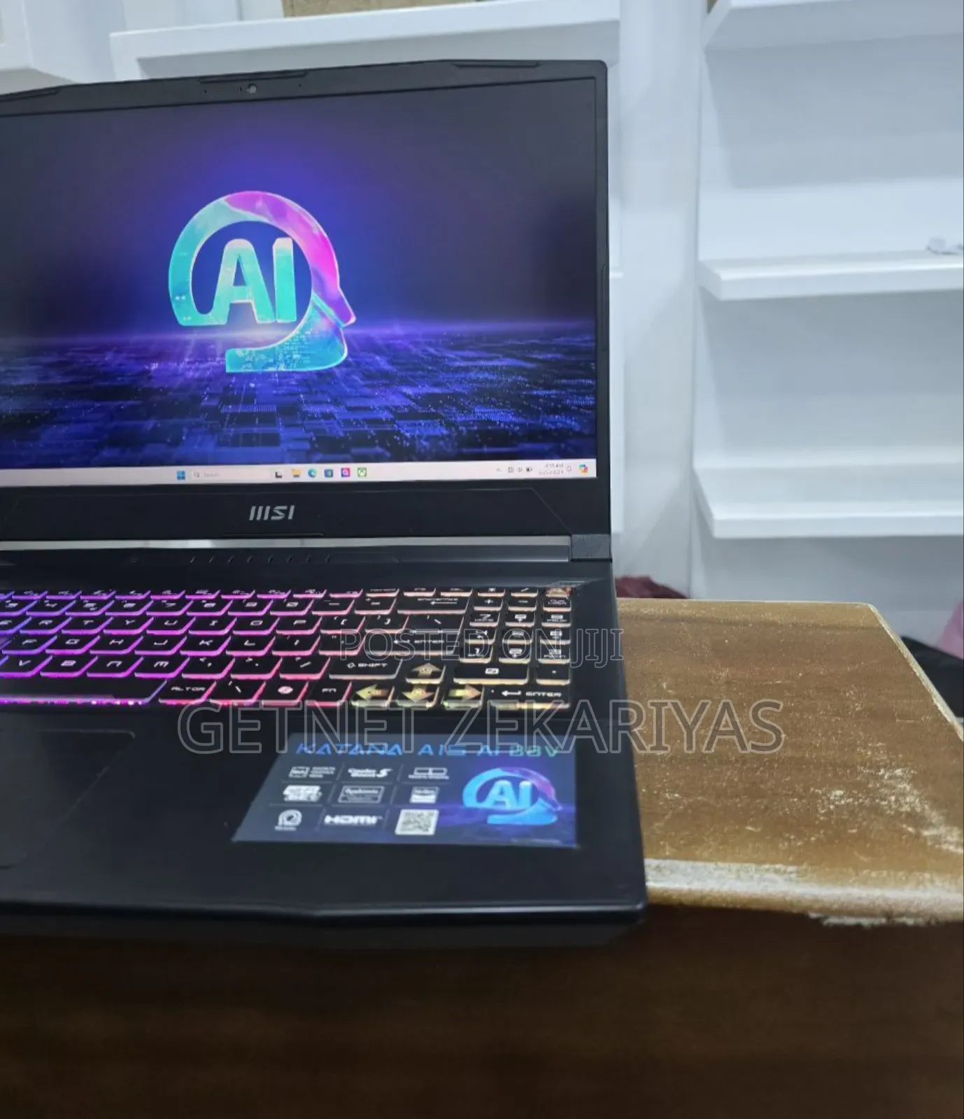 New Laptop MSI Katana 15 16GB Intel Core I7 SSD 1T