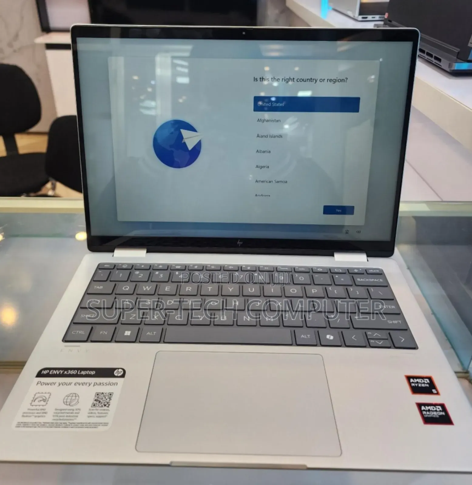 New Laptop HP Envy X360 16GB AMD Ryzen 5 SSD 512GB