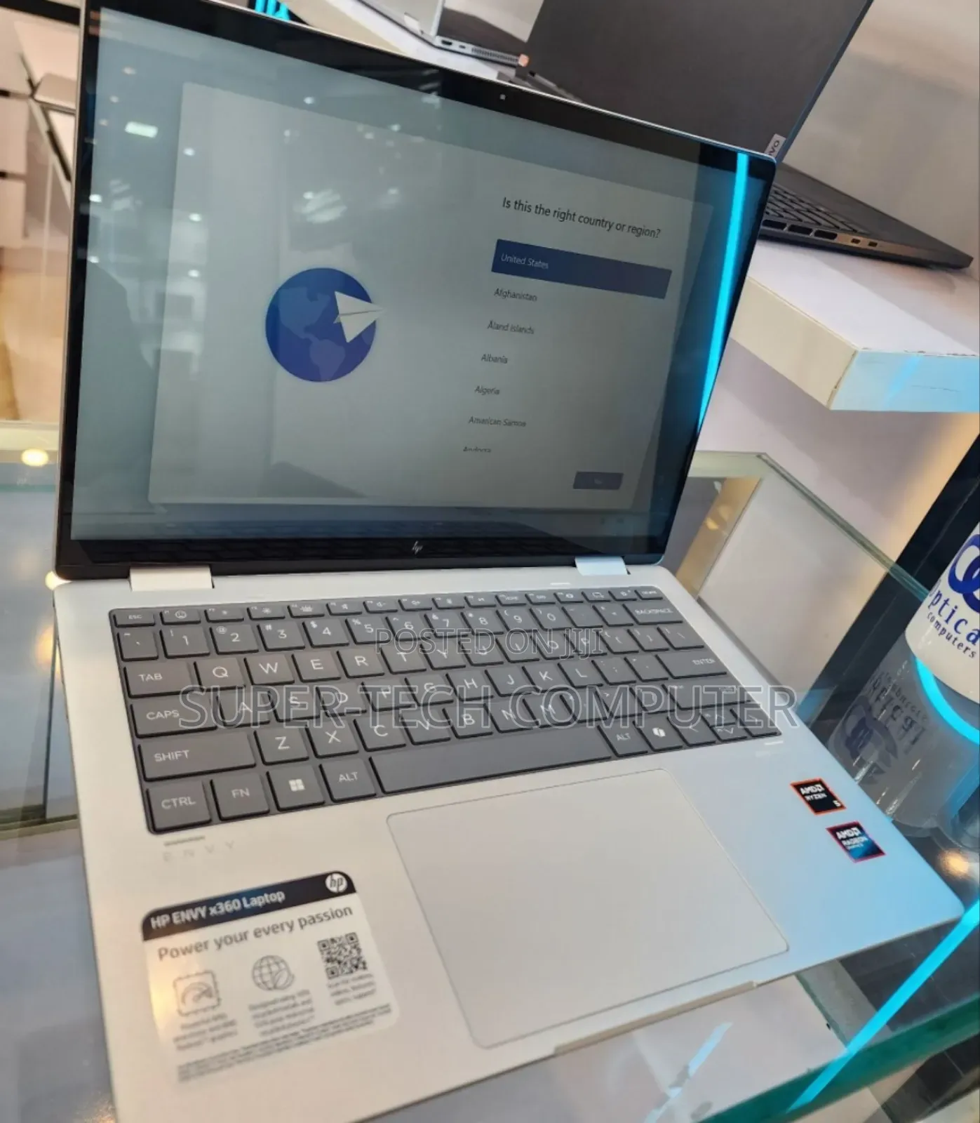 New Laptop HP Envy X360 16GB AMD Ryzen 5 SSD 512GB