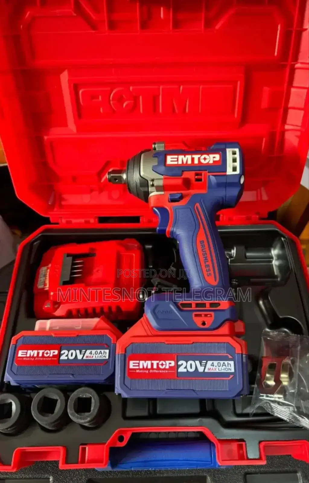 Rechargeable Impact Wrench ጐማ መፍቻ Chargeable Wrench