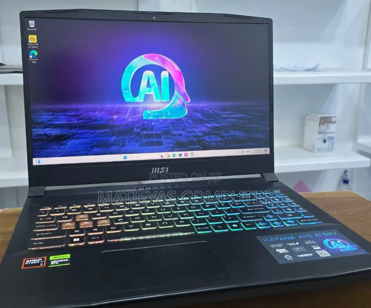 New Laptop MSI Katana 15 16GB AMD Ryzen 7 SSD 1T