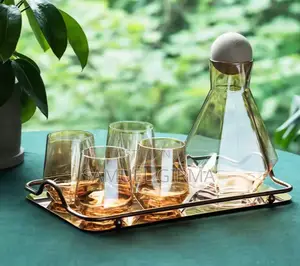  Nordic Geometric Crystal Glasswares