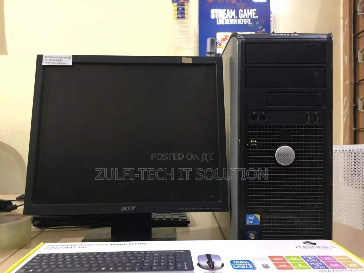 Desktop Computer Dell OptiPlex 780 2GB Intel Pentium HDD 500GB