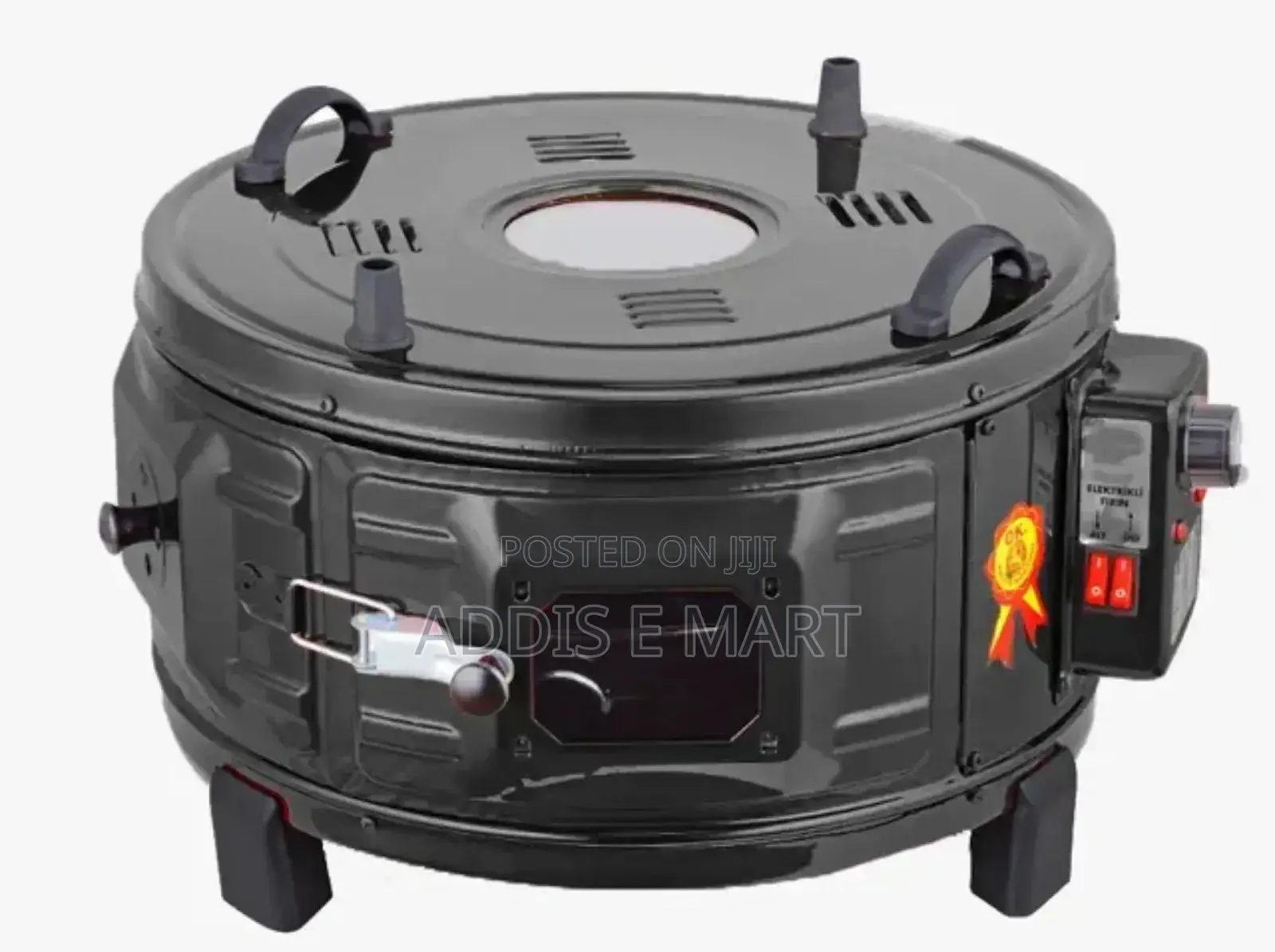 ቴርሞ ስታት የተገጠመለት Aydin Round Oven