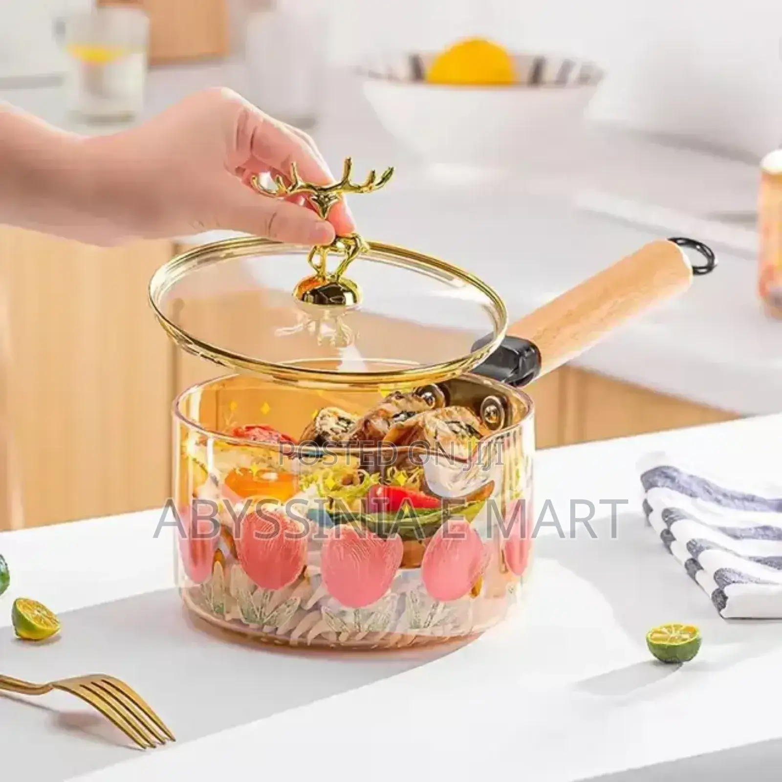 Heat-Resistant Glass Cookware and Serving Pan