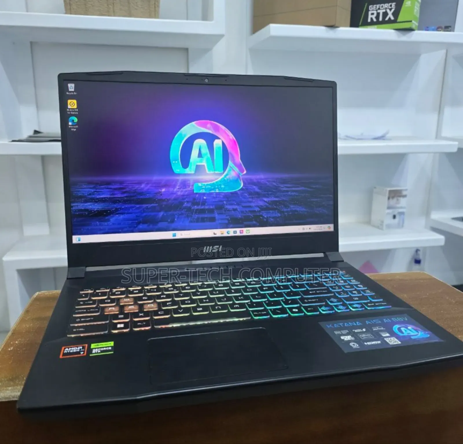 New Laptop MSI Katana 15 16GB AMD Ryzen 7 SSD 1T
