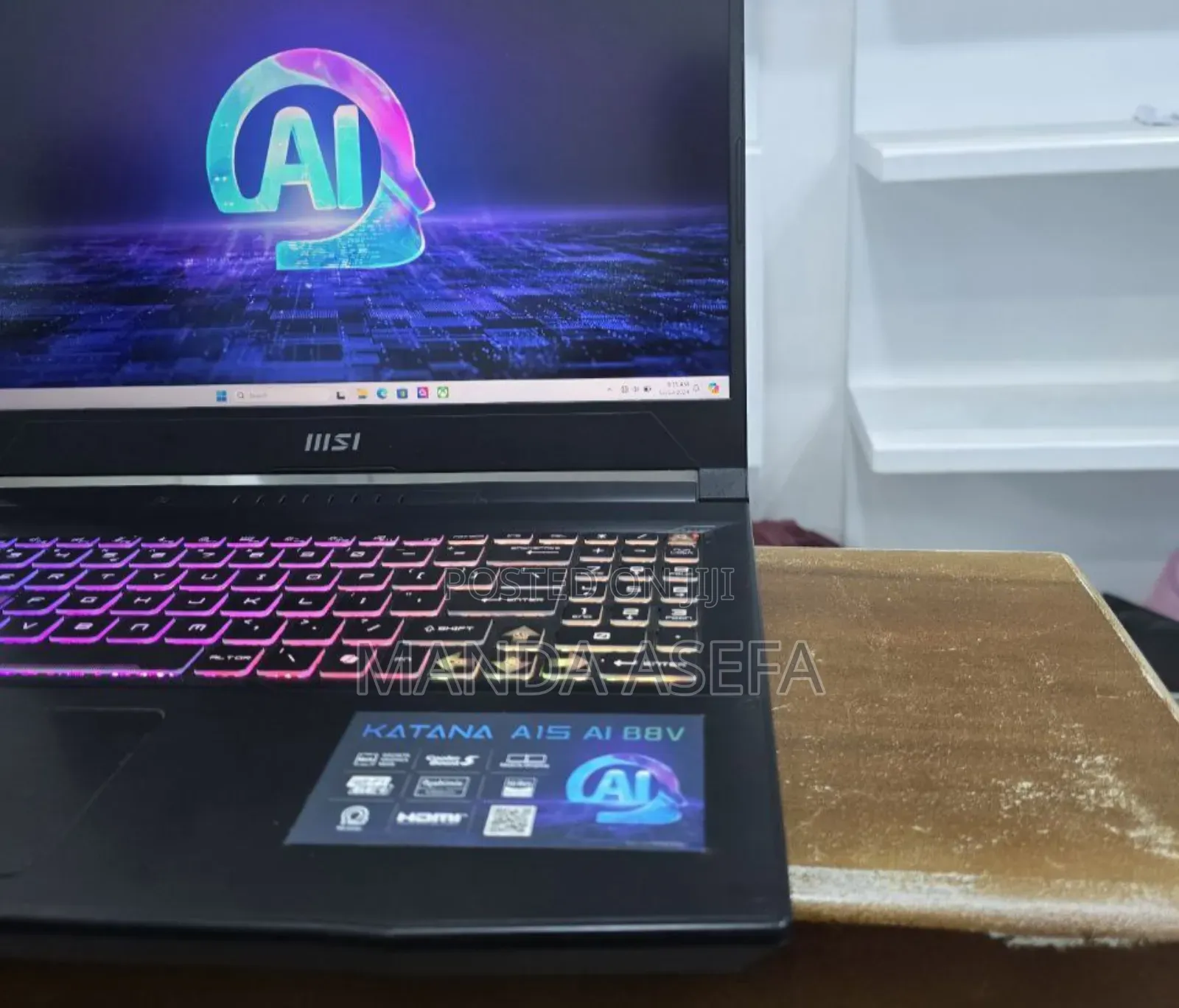 New Laptop MSI Katana 15 16GB AMD Ryzen 7 SSD 1T