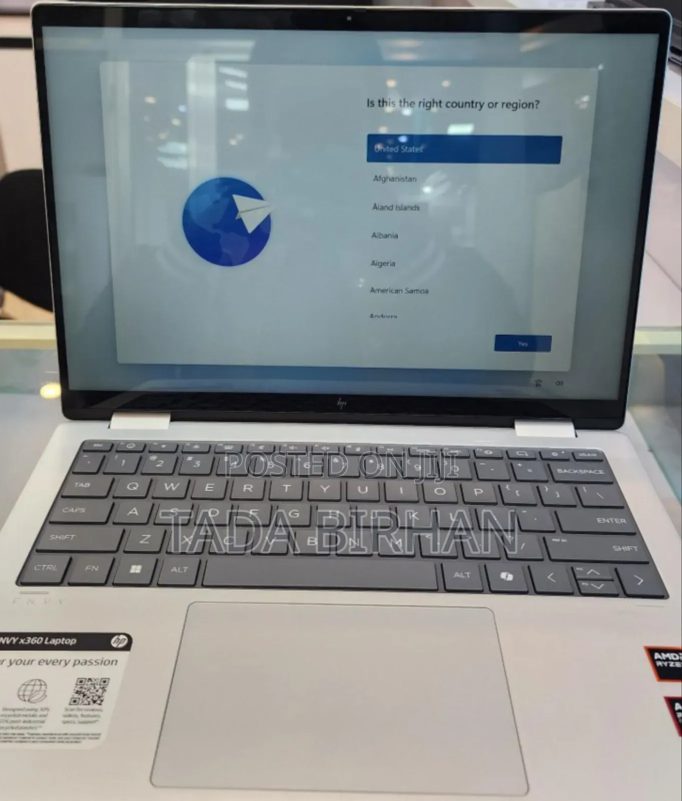 New Laptop HP Envy X360 18GB AMD Ryzen 5 SSD 512GB