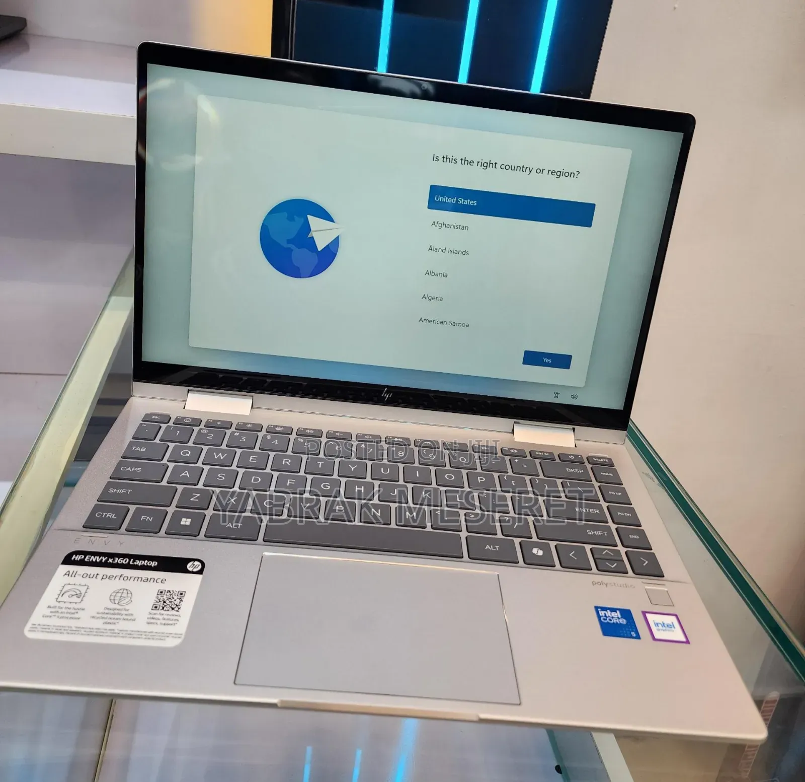 New Laptop HP Envy X360 8GB Intel Core I5 SSD 512GB